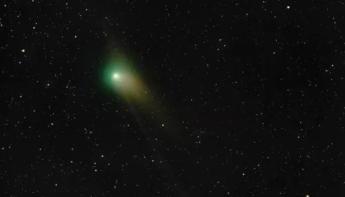 Новосибирский астрофотограф запечатлел ярчайшую комету 2023 года