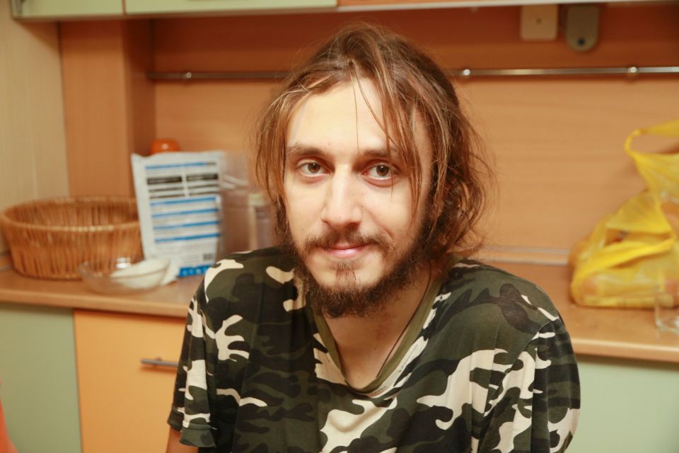 Волонтер Александр Печенкин