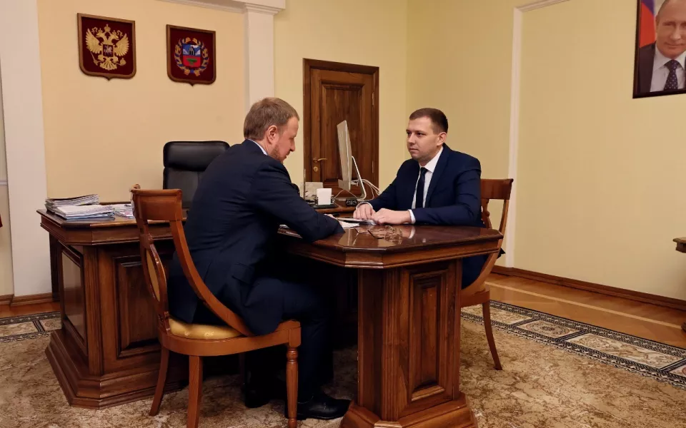 Виктор Томенко лично встретился с новым главой Бийска