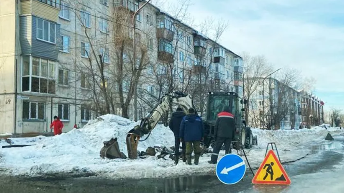 Коммунальная авария в Бийске