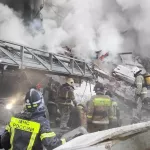 Потушен пожар после взрыва газа в новосибирской пятиэтажке