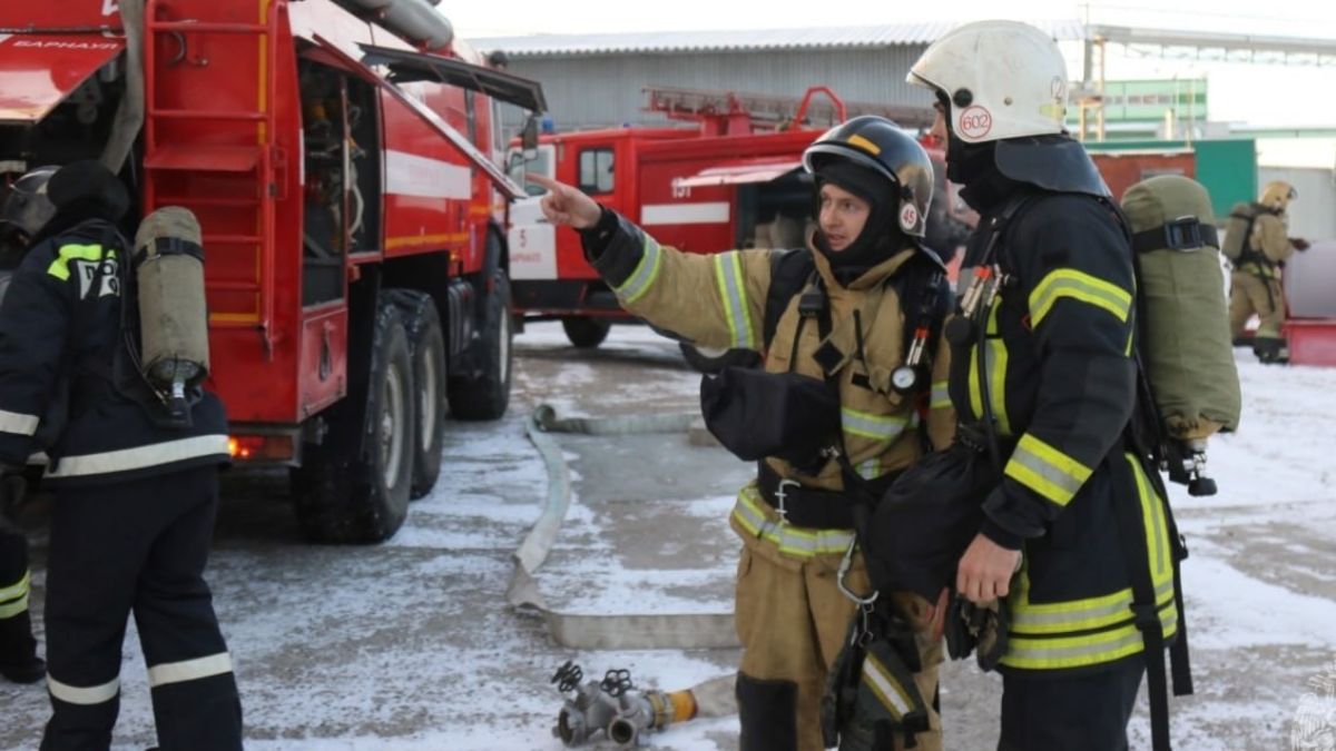 Пожарные Алтайского края