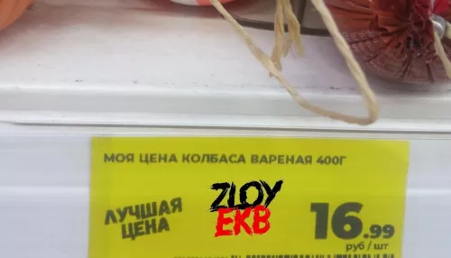 В известной сети магазинов продают колбасу из мяса за 16 рублей