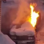 Случайный водитель спас семью от пожара в Рубцовске