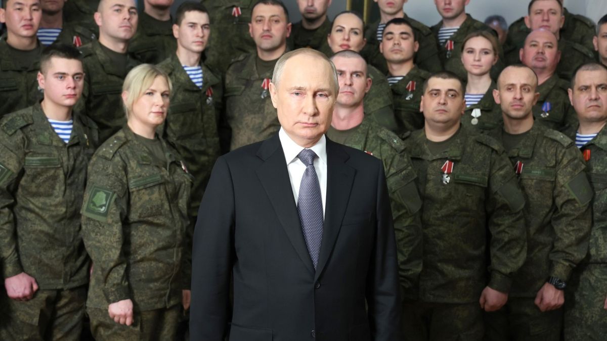 Владимир Путин в новогоднем обращении-2023