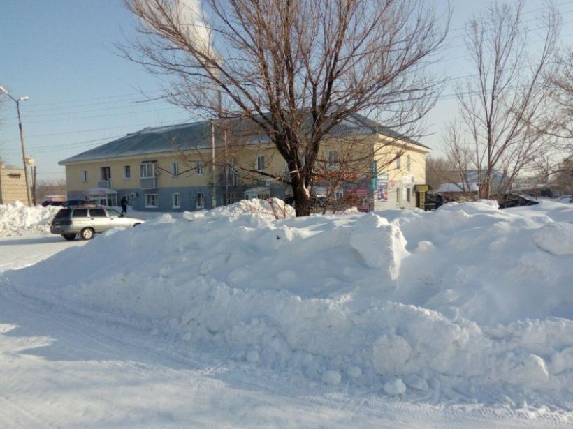 Снег в Горняке Фото:Снег в Рубцовске / Алексей Кучерявых