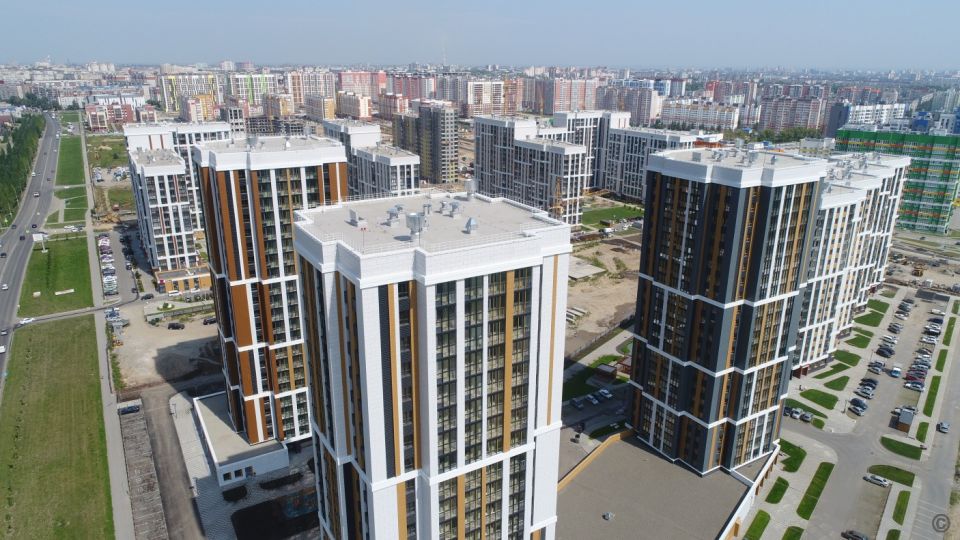 Стротельство жилья в Индустриальном районе Барнаула