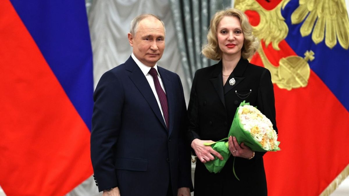 Владимир Путин и Екатерина Арехина