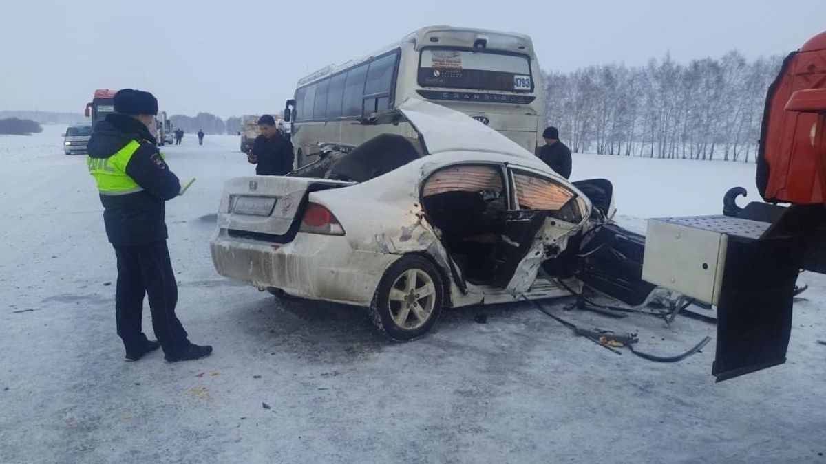 Авария на трассе Барнаул — Новосибирск