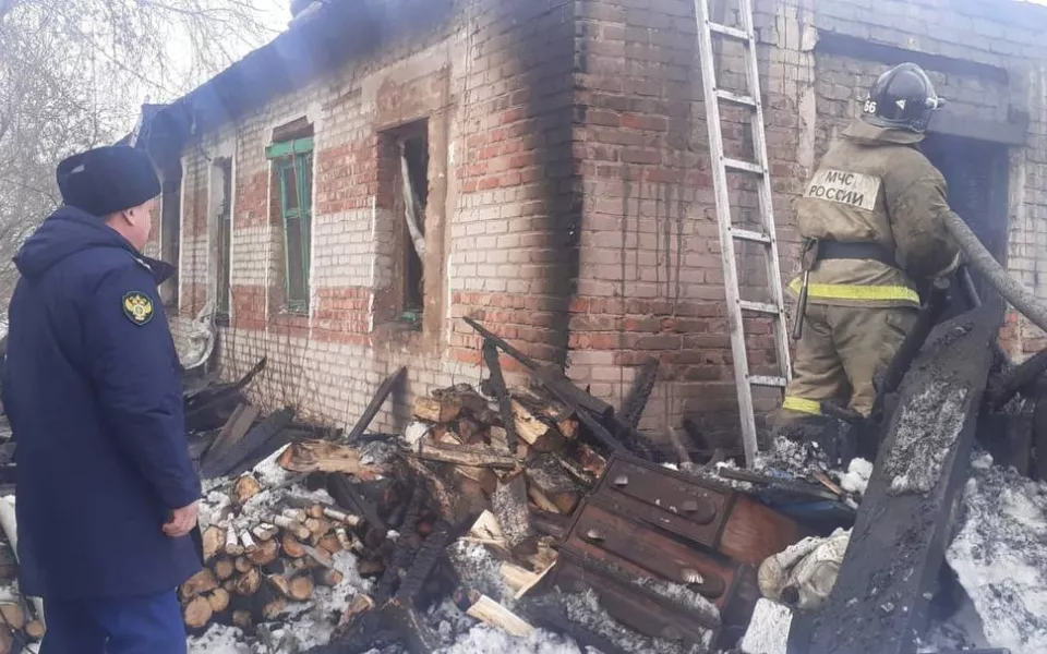 Девочка и мальчик погибли при пожаре в новосибирском селе