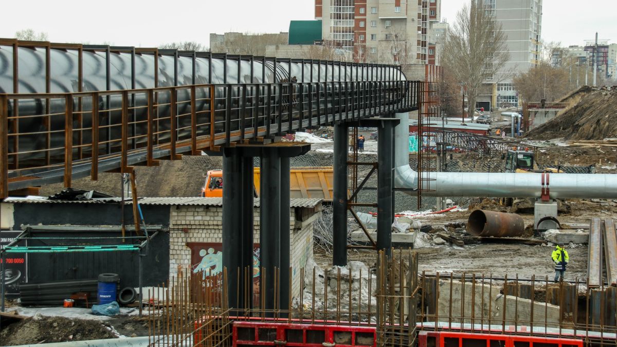 Реконструкция путепровода на Новом рынке в Барнауле 