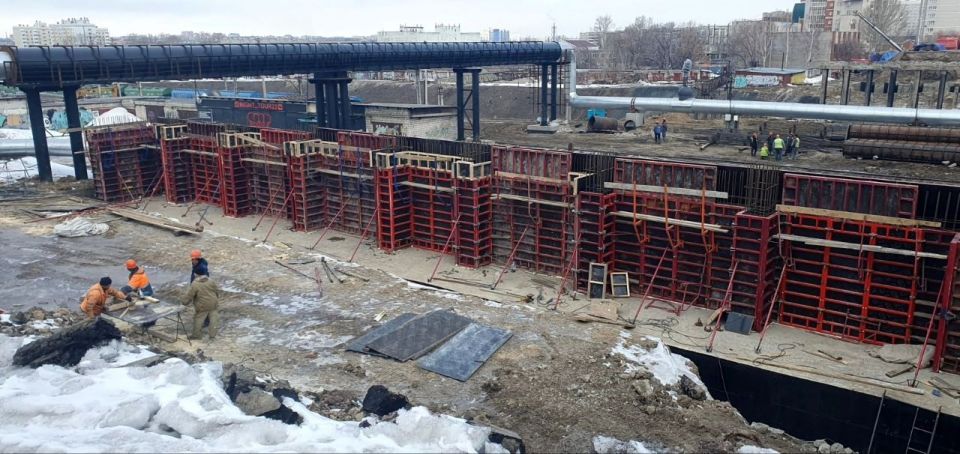 Реконструкция путепровода на Новом рынке в Барнауле