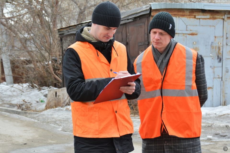 Комиссионное обследование дорог в Барнауле
