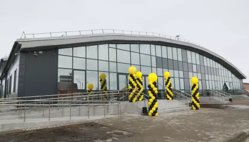 В поселке Новые Зори торжественно открыли новый ледовый дворец Скиф Арена