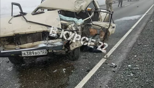 41-летний водитель семерки погиб в ДТП на алтайской трассе