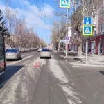 В центре Барнаула 18-летний водитель на Тойоте сбил молодую девушку