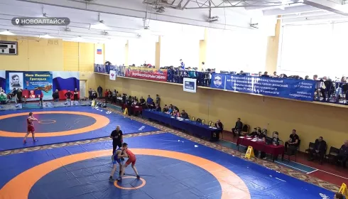 В Новоалтайске прошел юношеский турнир по греко-римской борьбе