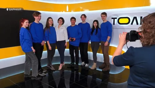 Телеканал Толк посетили юные журналисты из Троицкого района