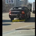 В Барнауле пьяный водитель Lada врезался в Ниву на Павловском тракте