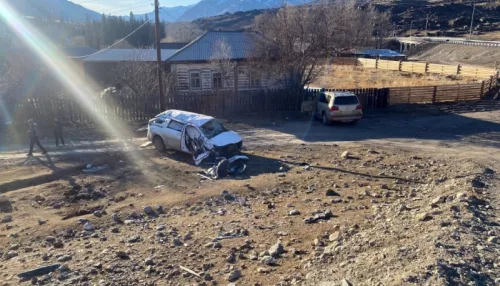 В алтайском селе барнаулец получил травмы в ДТП с перевертышем