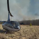 К тушению лесов в Михайловском районе привлекли пожарный поезд