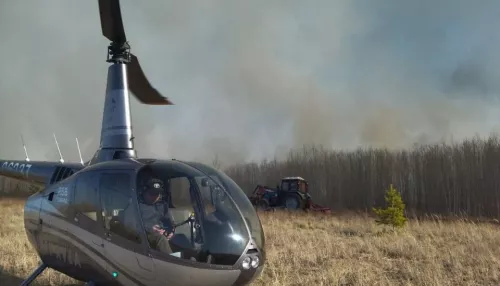 К тушению лесов в Михайловском районе привлекли пожарный поезд