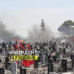 В Рубцовске перед Родительским днем загорелось кладбище