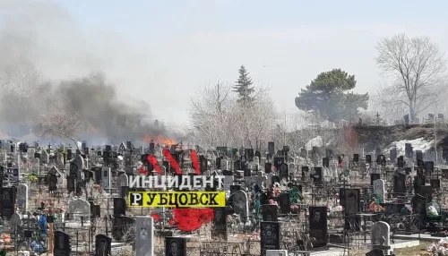 Мэрия Рубцовска нашла причастных к пожару на кладбище