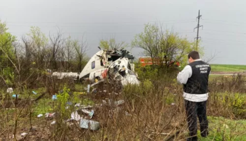 В Волгоградской области потерпел крушение вертолет санавиации – пилот погиб