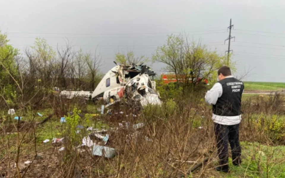 В Волгоградской области потерпел крушение вертолет санавиации  пилот погиб