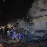 Крупный пожар произошел в частном жилом доме в центре Барнаула