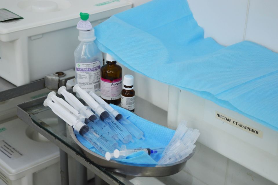 Больница. Шприцы