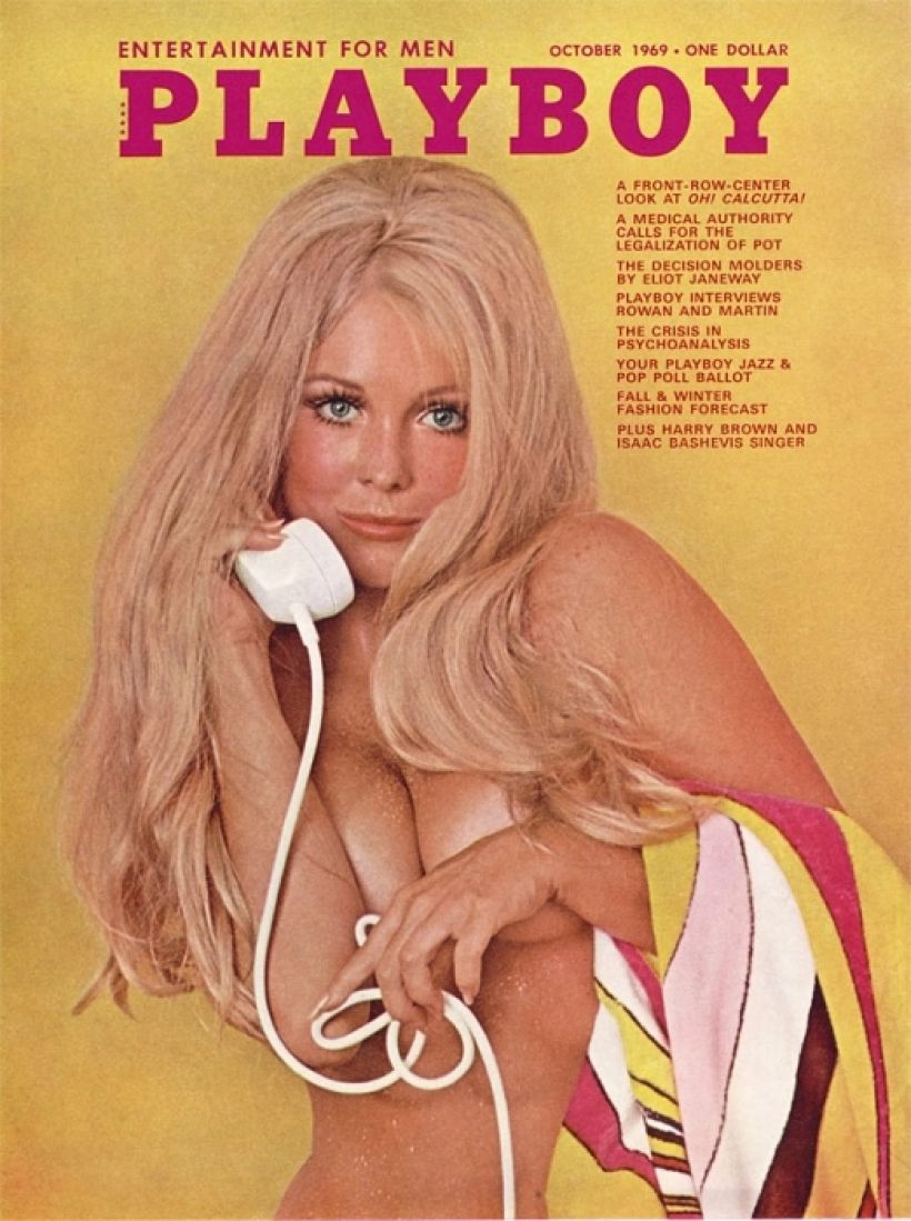 Обложка Playboy 1969 год Фото:Playboy