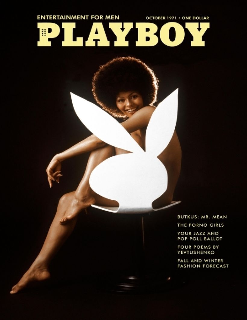 Первая темнокожая героиня обложки Playboy Дарин Стерн, 1971 год  Фото:Playboy
