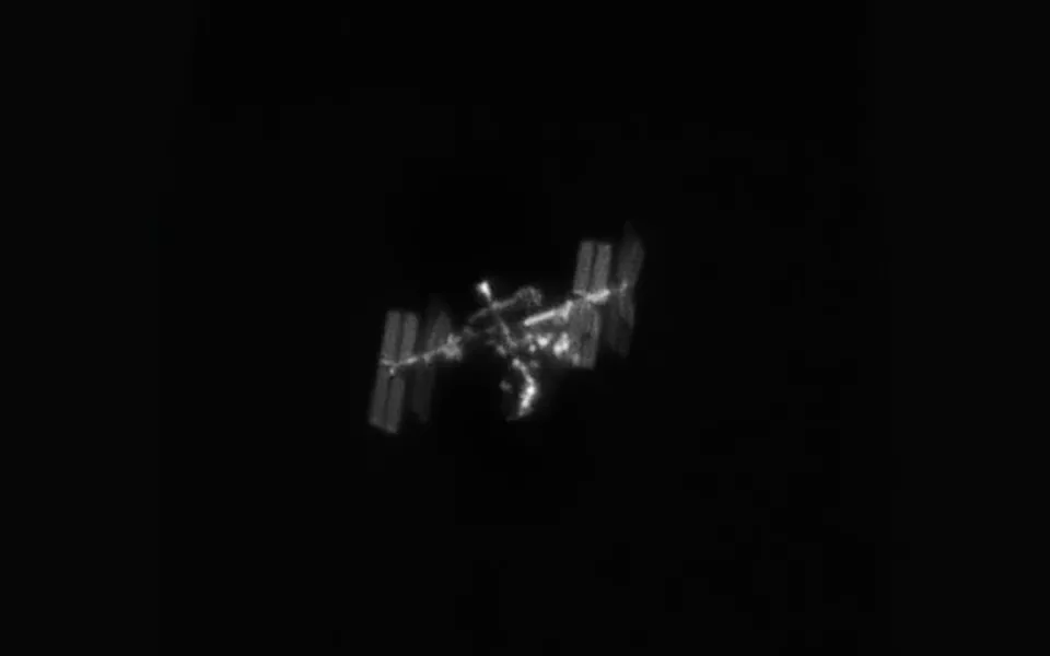 Под Барнаулом астрофотограф сделал кадры полета МКС