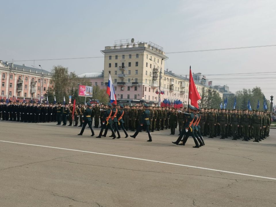 День Победы в Барнауле 