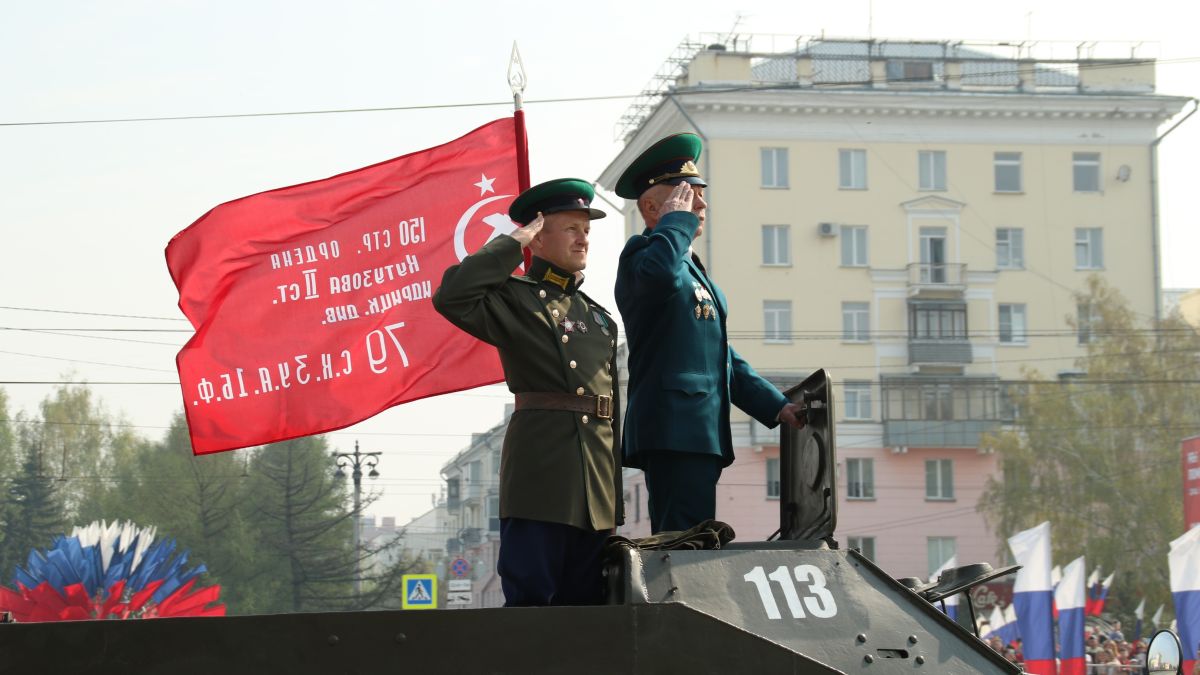 День Победы в Барнауле. 9 мая 2023 года