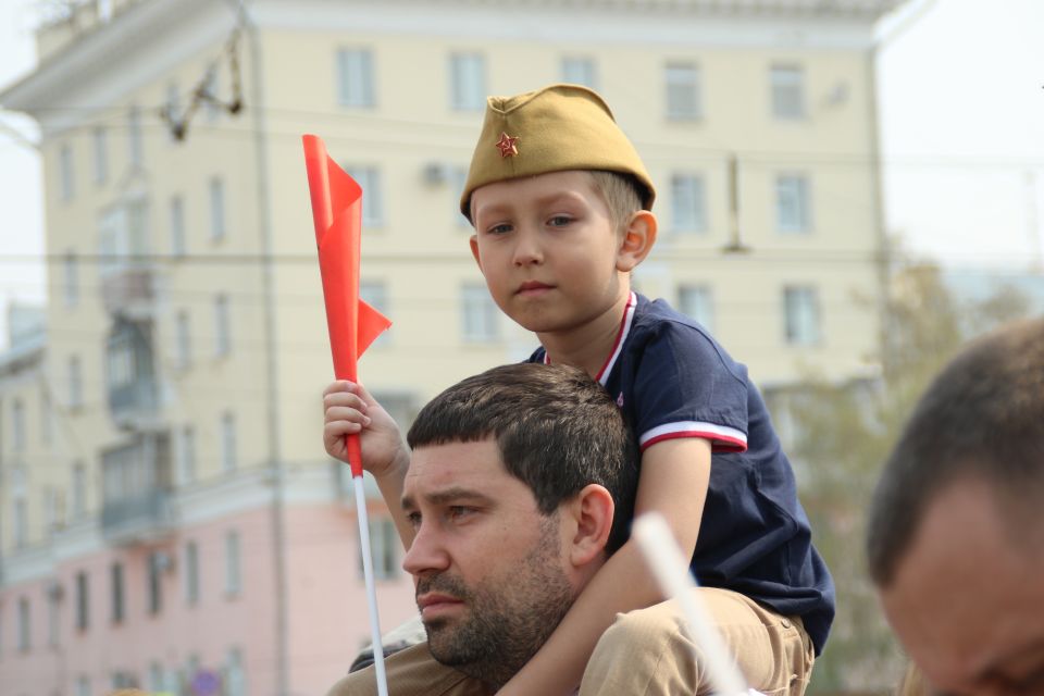 День Победы в Барнауле. 9 мая 2023 года