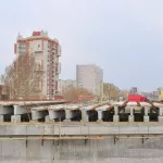 В Барнауле на мосту закончен монтаж одного из пролетных строений