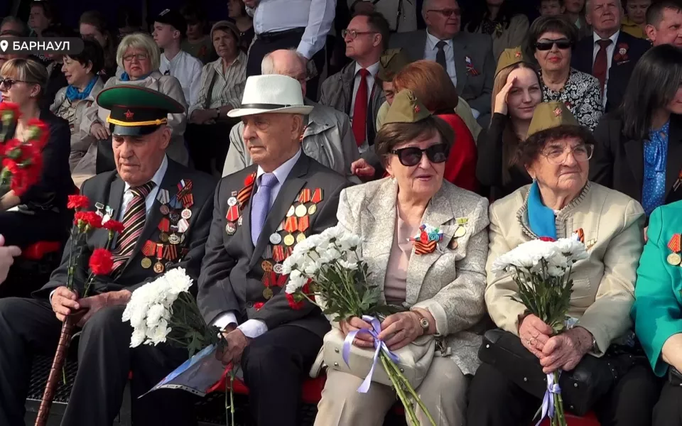 Как в Барнауле отметили 78-ю годовщину победы в Великой Отечественной войне