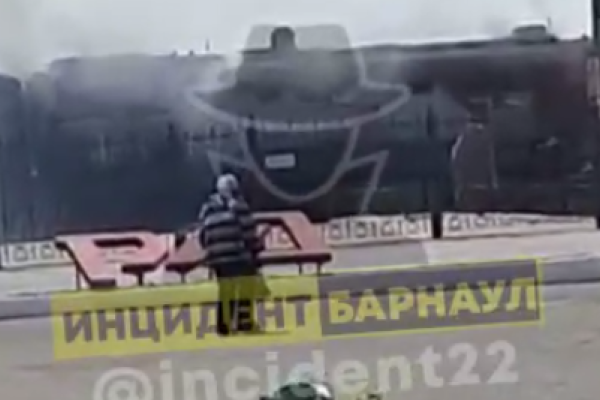 На железнодорожной станции в Славгороде горел поезд