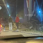 В Барнауле автомобиль разорвало пополам после ДТП на Павловском тракте