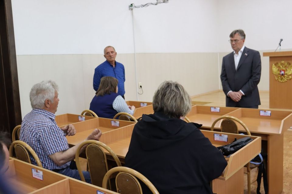 Встреча Александра Терентьева с жителями Завьяловского района