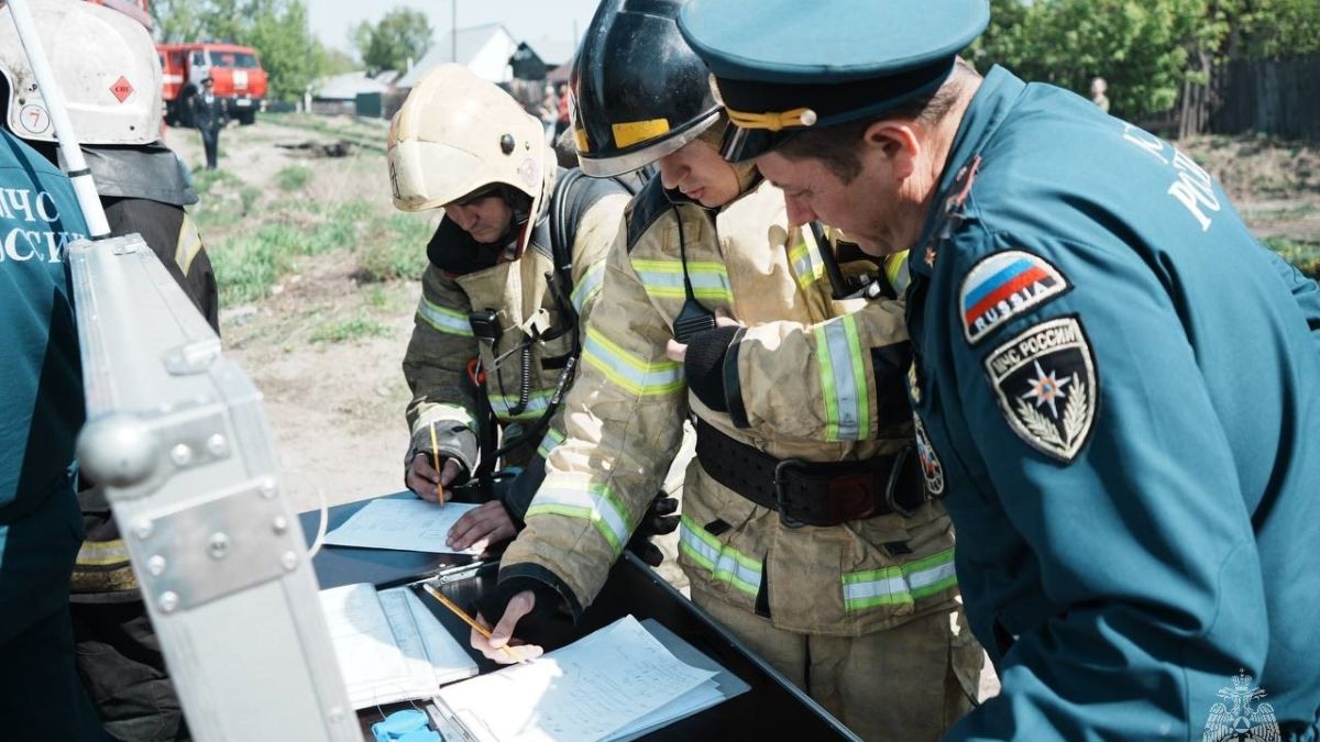 Пожар на ул.Промышленной