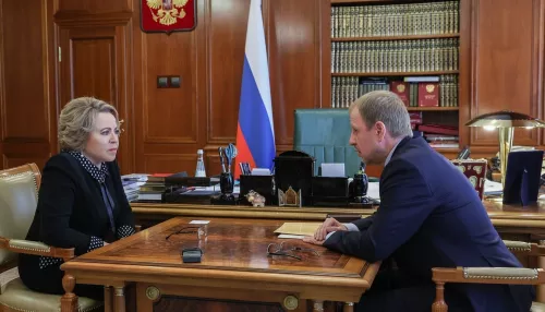 Губернатор Томенко обсудил с Матвиенко экономику и поддержку участников СВО