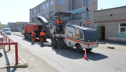 В Барнауле на улице Гридасова идет капитальный ремонт дороги