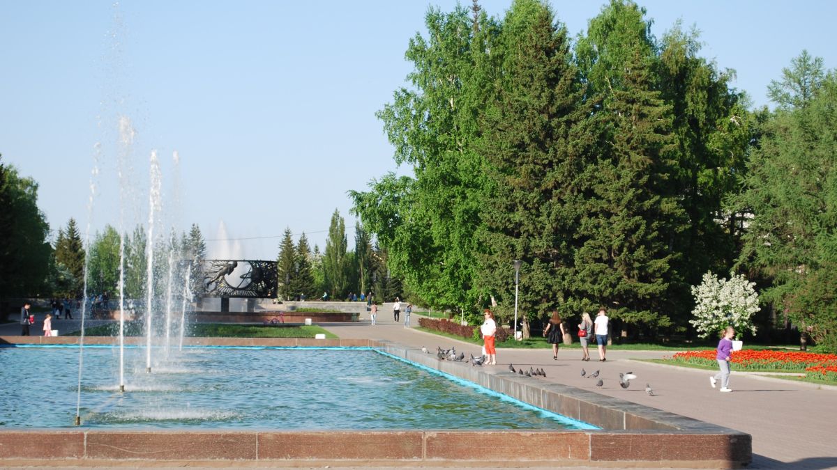 Фонтан. Барнаул 