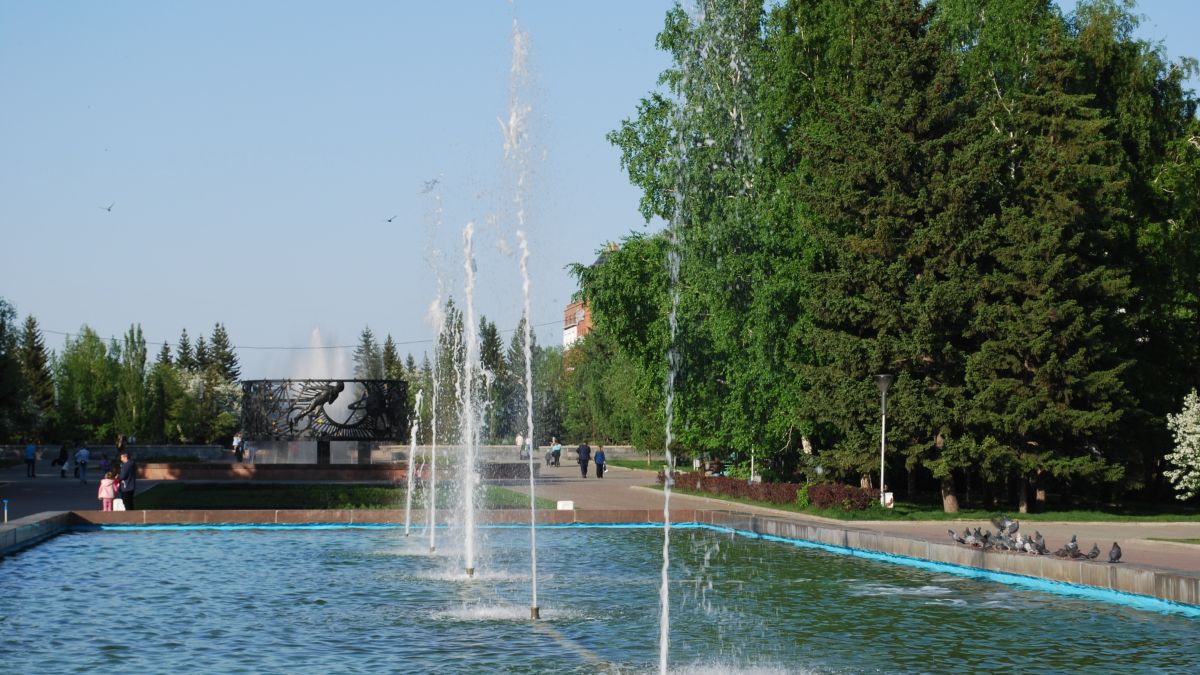 Фонтан. Барнаул 
