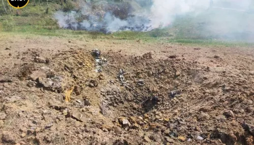 Беспилотник самолетного типа рухнул в Калужской области
