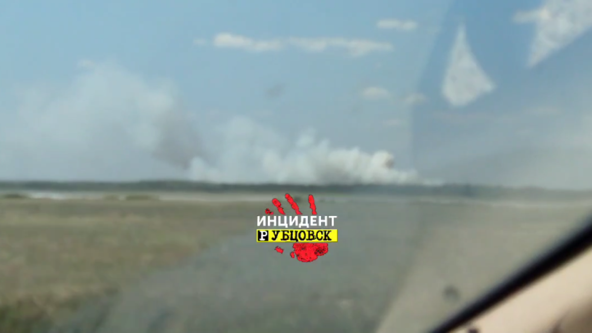 Пожар в Алтайском крае